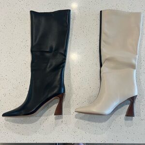 NWT Chinese Laundry mid-calf two toned boots size 9.5